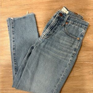 Madewell High Rise Women Jeans - Light Blue